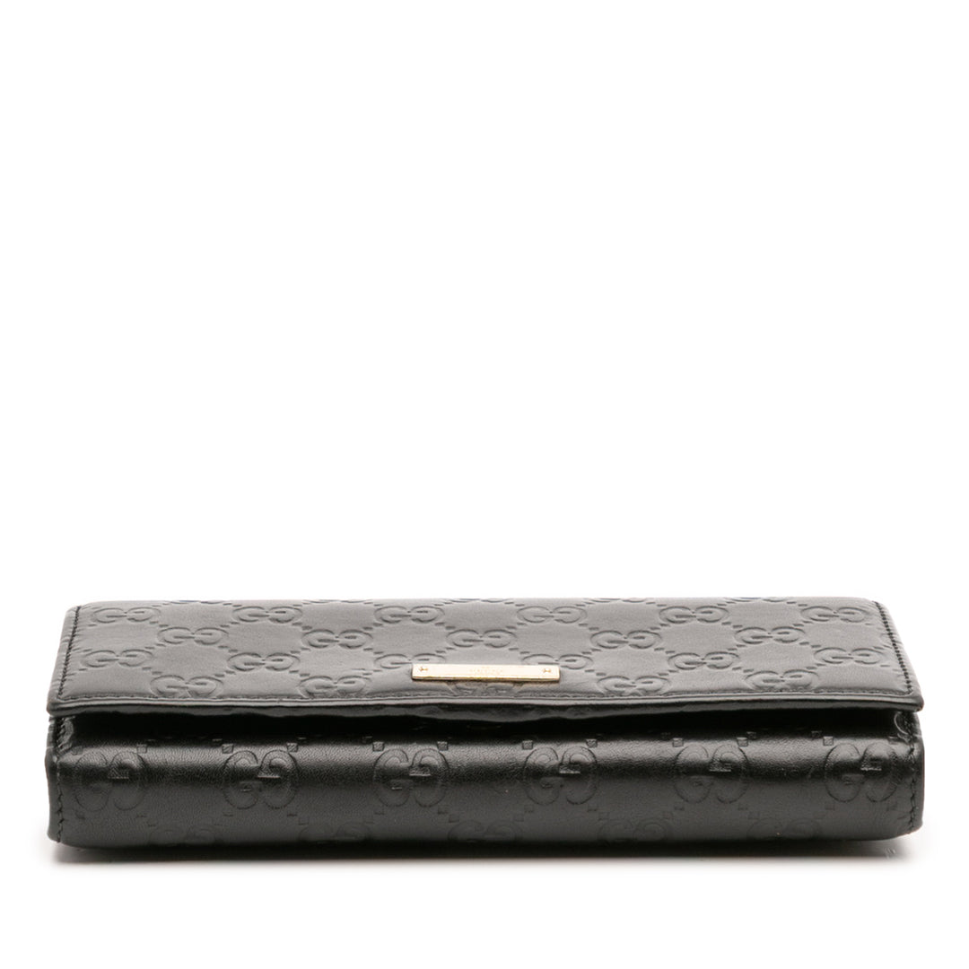 Gucci Guccissima Wallet on Chain Noir – GABY PARIS Authentique