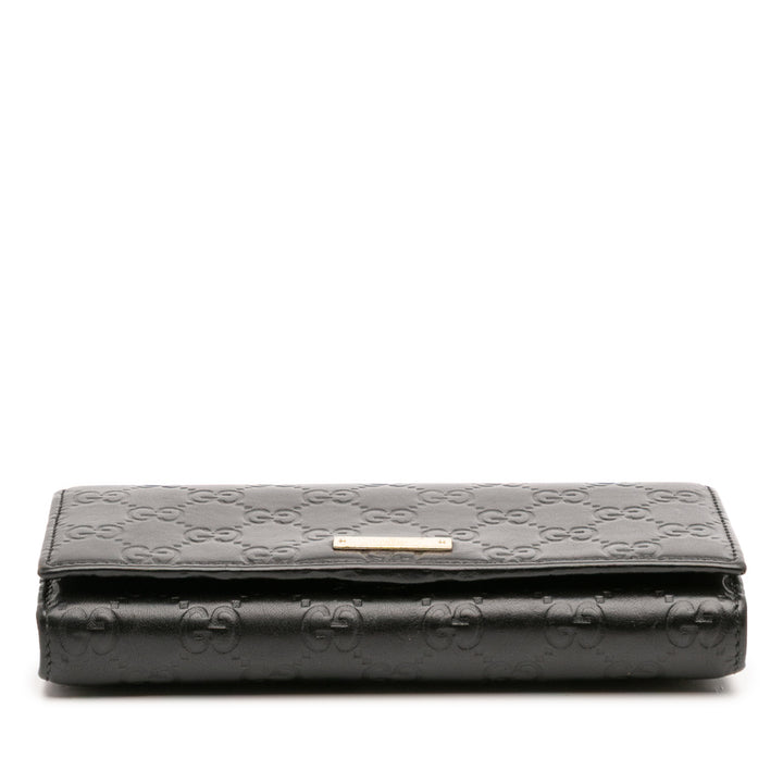 Gucci Guccissima Wallet on Chain Noir – GABY PARIS Authentique