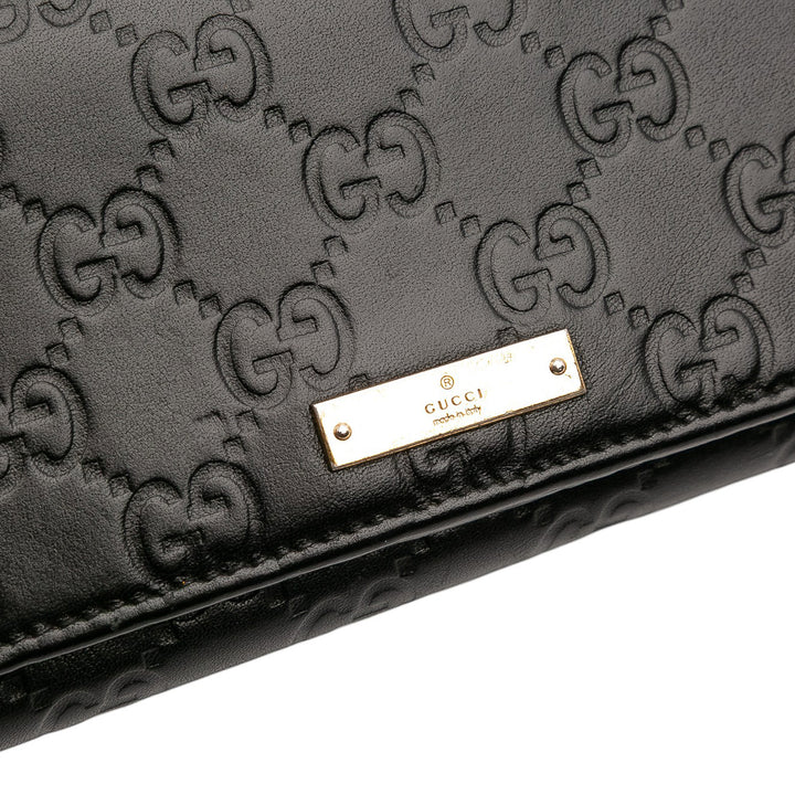 Gucci Guccissima Wallet on Chain Noir – GABY PARIS Authentique