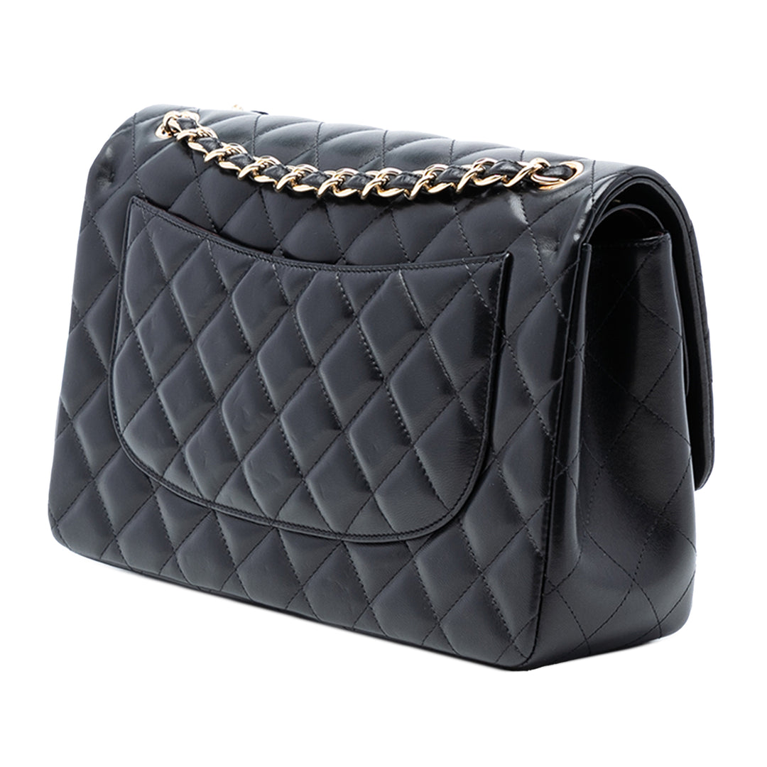 Chanel Jumbo Classic Cuir d’agneau Double rabat