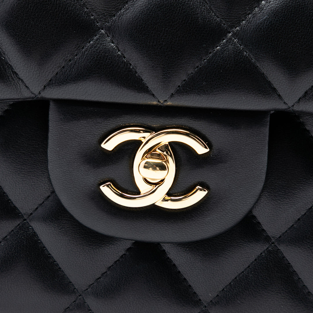 Chanel Jumbo Classic Cuir d’agneau Double rabat
