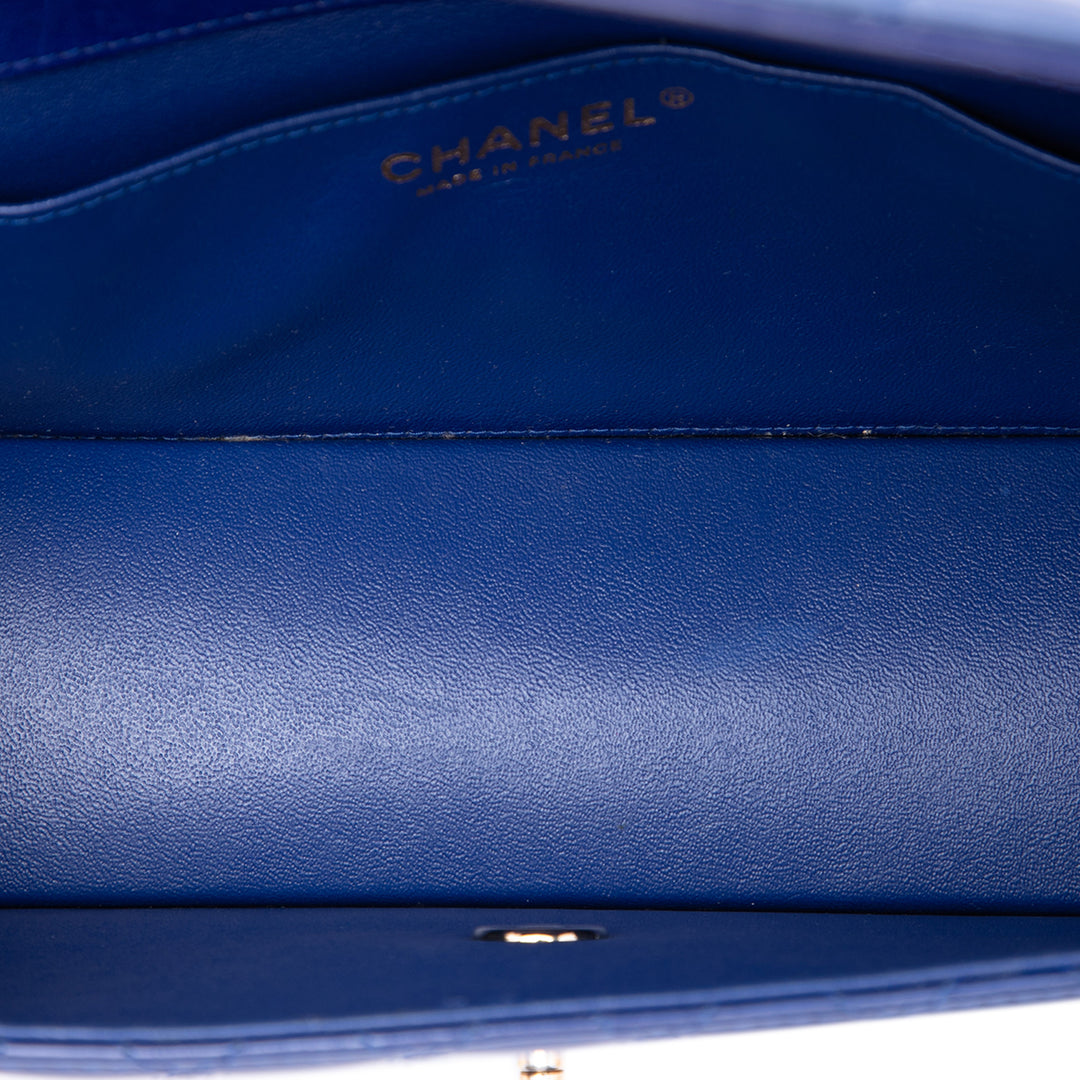 Chanel CC Matelassé Cuir d’agneau Long à rabat