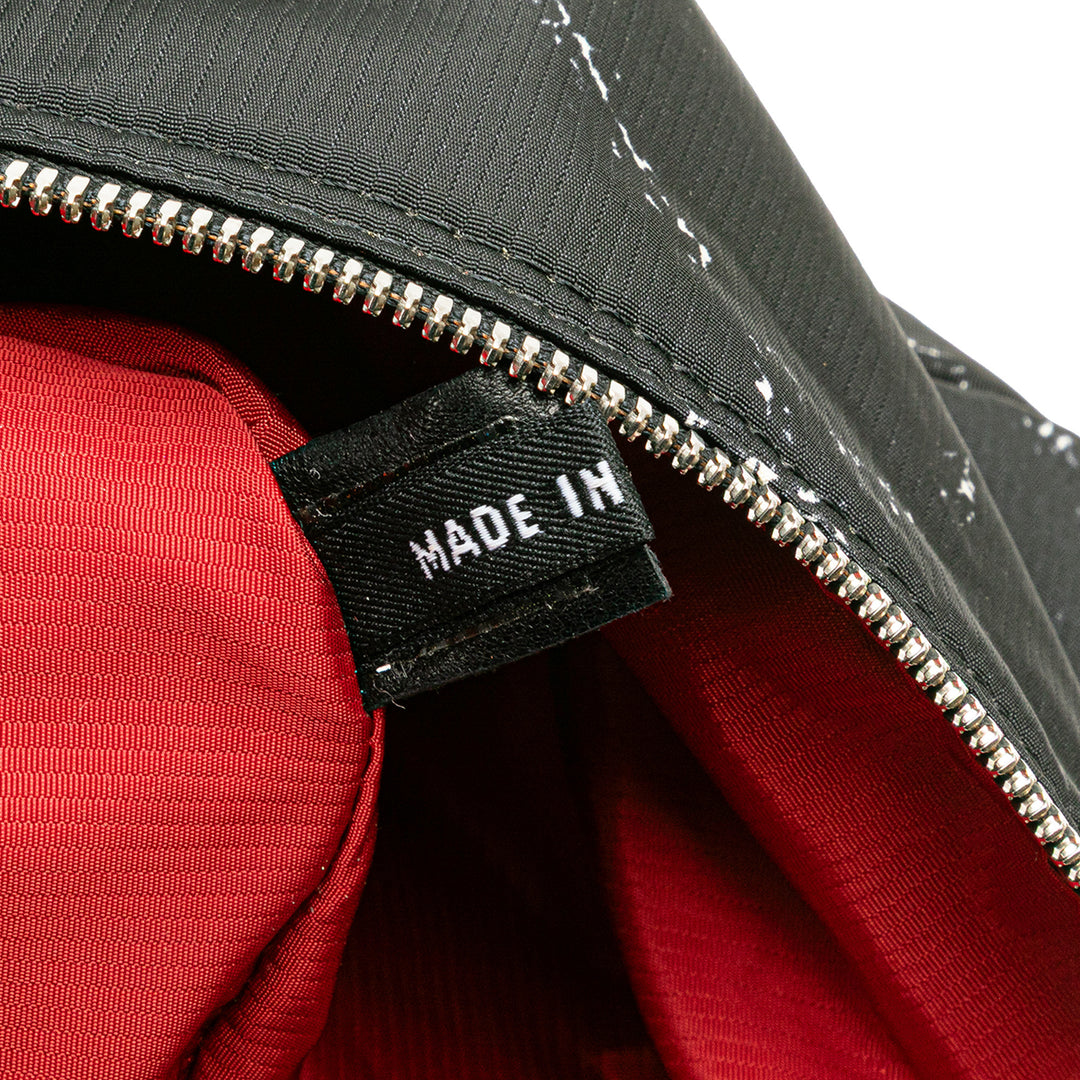 Old Travel Line Nylon Duffle Bag Black - Gaby Paris
