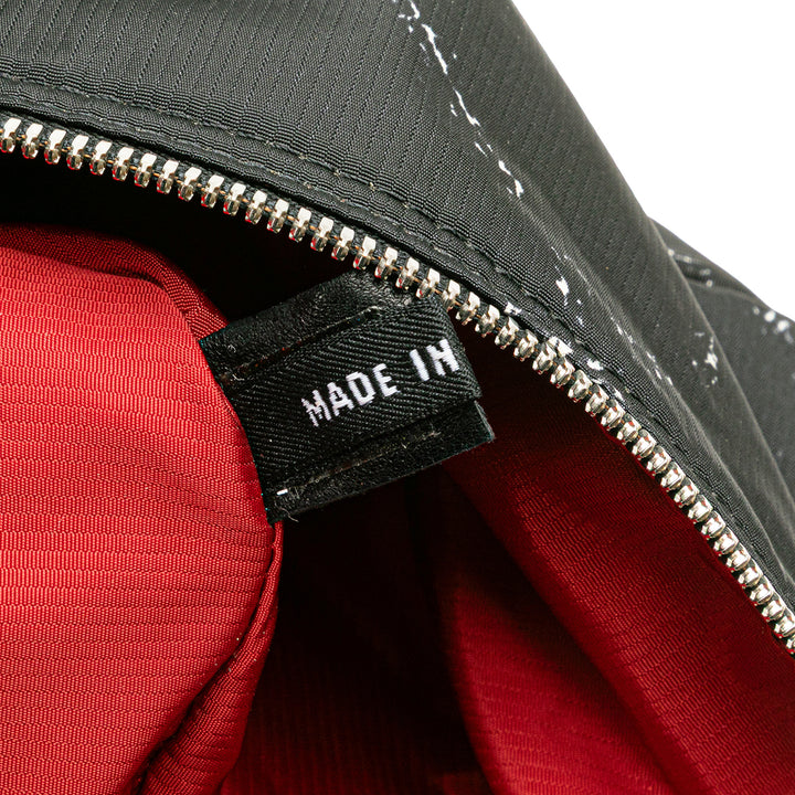 Old Travel Line Nylon Duffle Bag Black - Gaby Paris