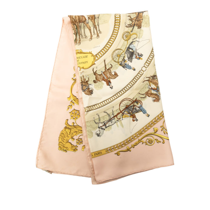La Promenade de Longchamps Foulard 90 Rose