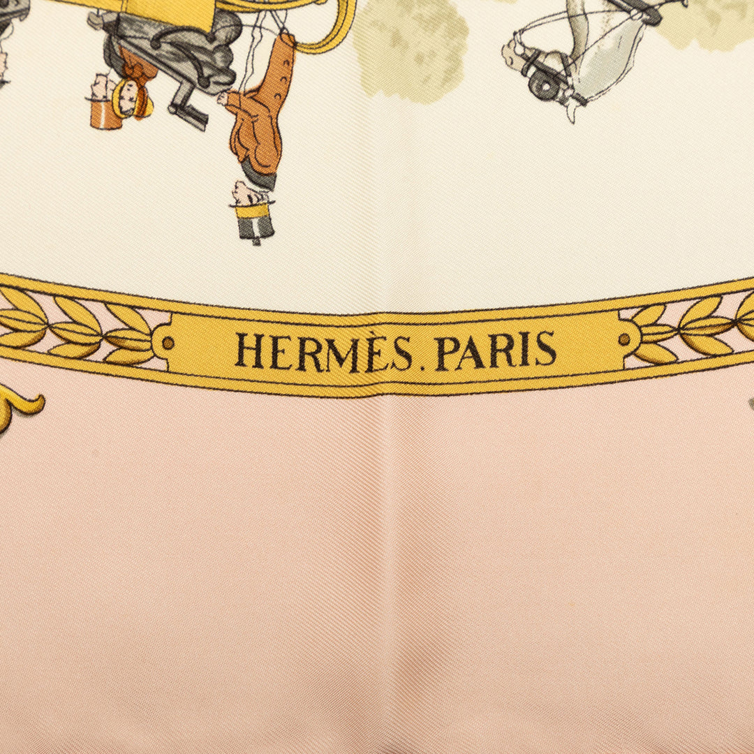 La Promenade de Longchamps Foulard 90 Rose