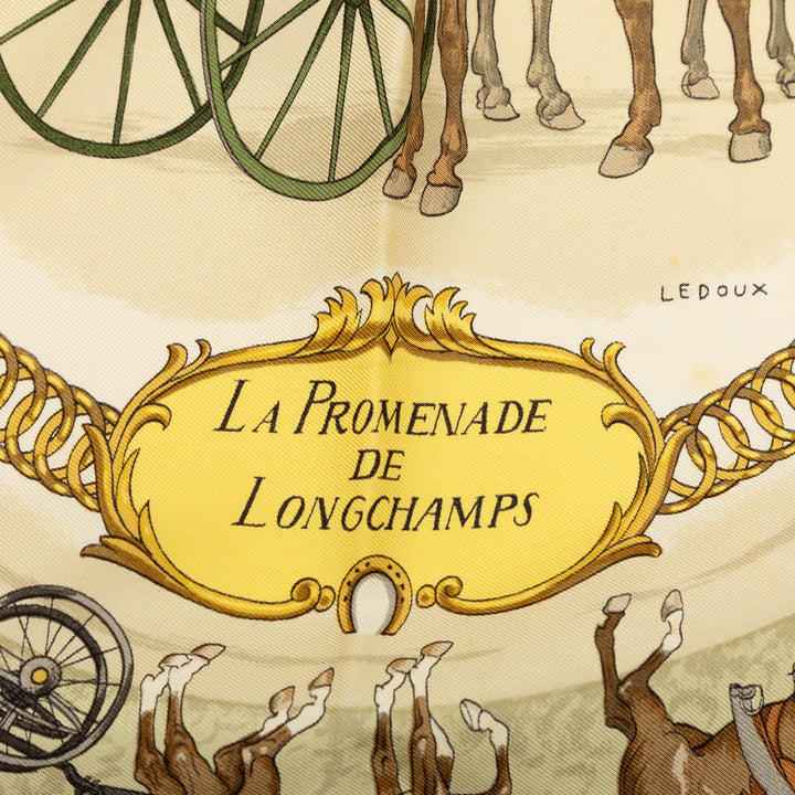 La Promenade de Longchamps Foulard 90 Rose