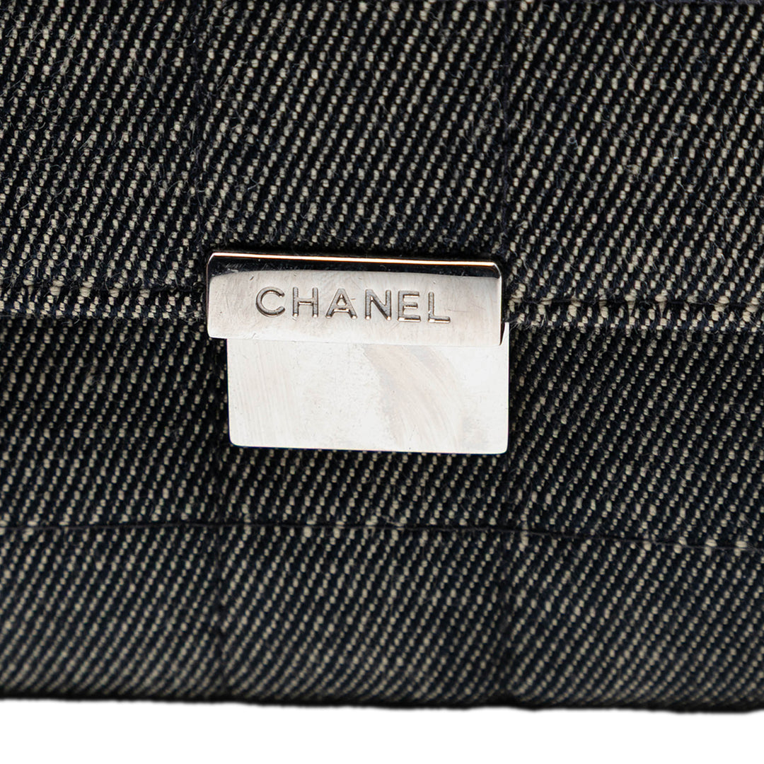 Chanel CC Choco Bar Jean Chain à rabat