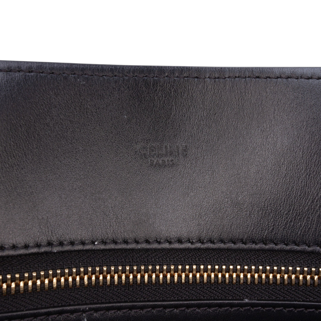 Celine Triomphe Cabas vertical Grand Triomphe enduite Marron – vue 5 – GABY PARIS