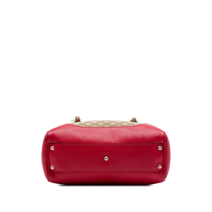 Gucci Cabas GG Bamboo Diana Rouge – vue 3 – GABY PARIS