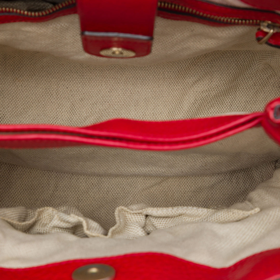 Gucci Cabas GG Bamboo Diana Rouge – vue 4 – GABY PARIS