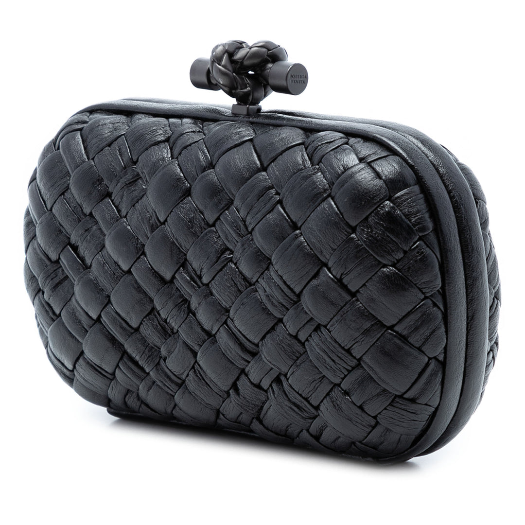 Bottega Veneta Nappa Intrecciato Knot Pochette