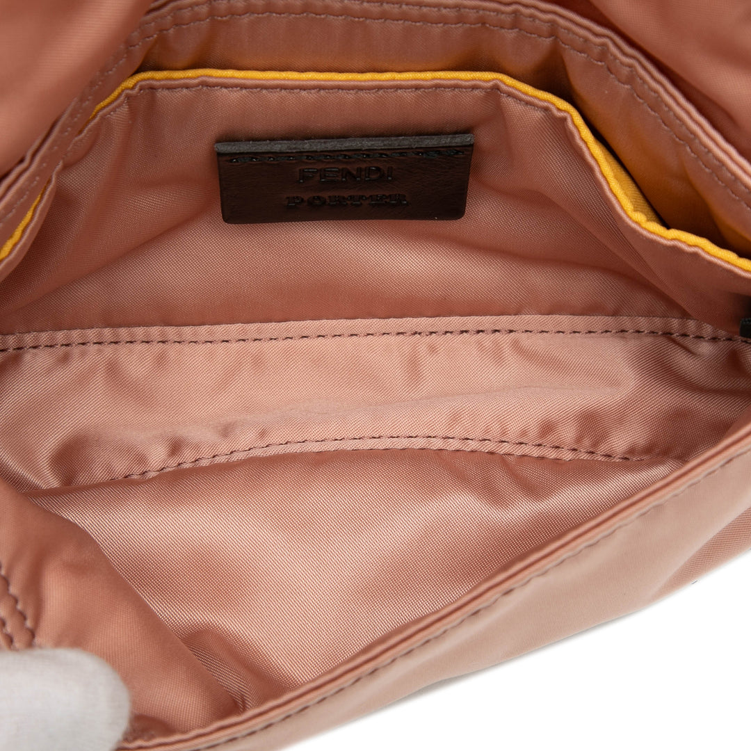 Fendi Porter Yoshida Baguette Sac Rose – vue 4 – GABY PARIS