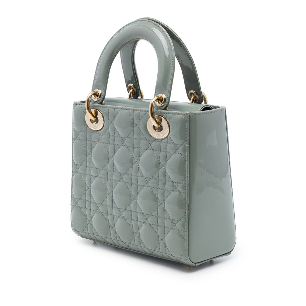 Dior Lady Dior Cannage Petit Gris – vue 2 – GABY PARIS