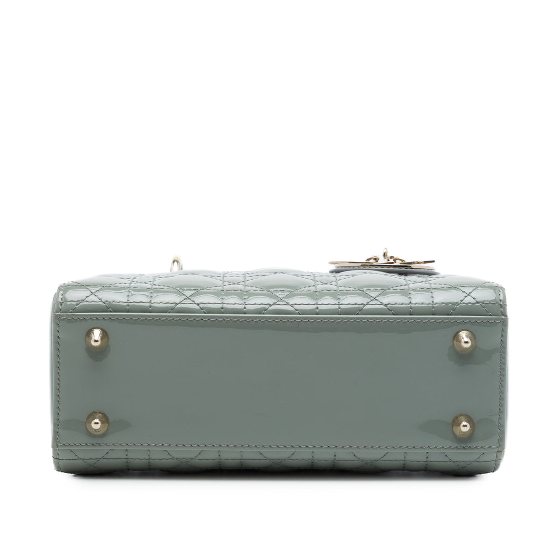 Dior Lady Dior Cannage Petit Gris – vue 3 – GABY PARIS