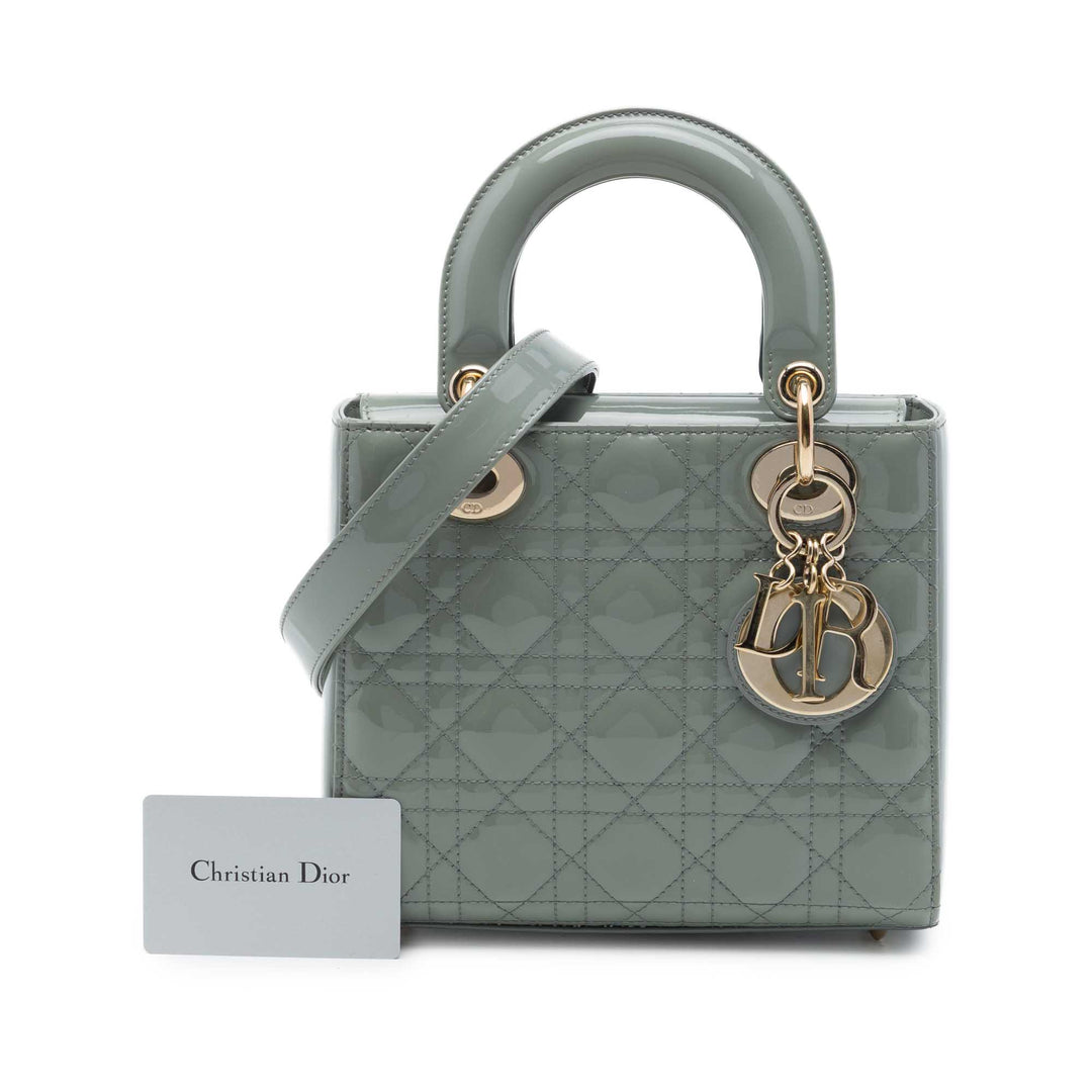 Dior Lady Dior Cannage Petit Gris – vue 7 – GABY PARIS