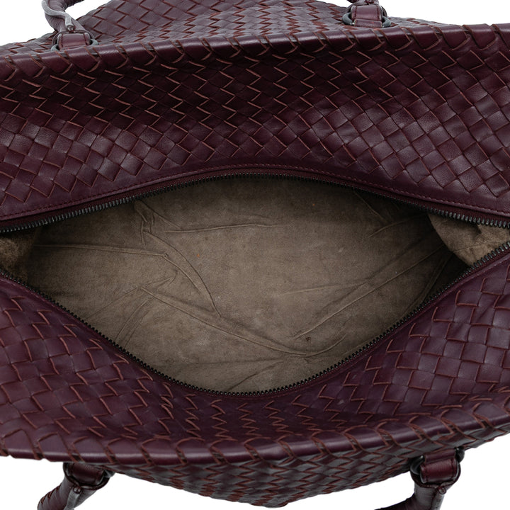 Bottega Veneta Large Nappa Intrecciato Brick Cabas Rouge – GABY PARIS Authentique