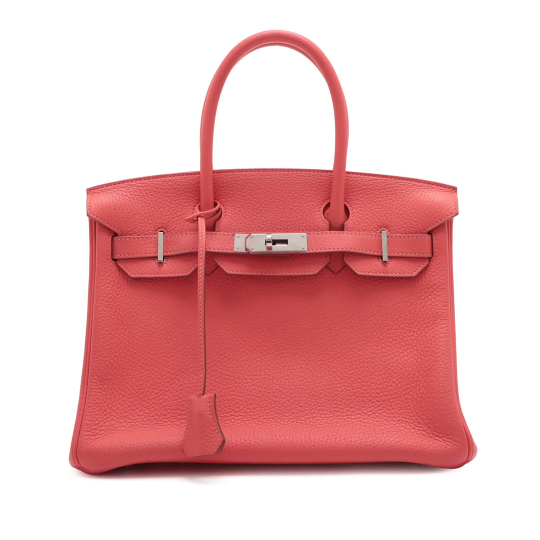 Hermès Clemence Birkin Retourne 30 Rouge – GABY PARIS Authentique