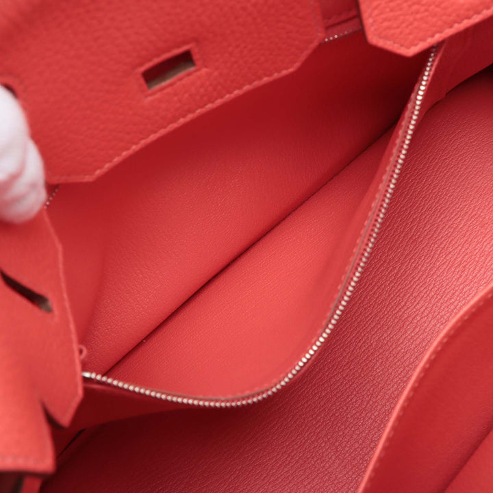 Hermès Clemence Birkin Retourne 30 Rouge – GABY PARIS Authentique