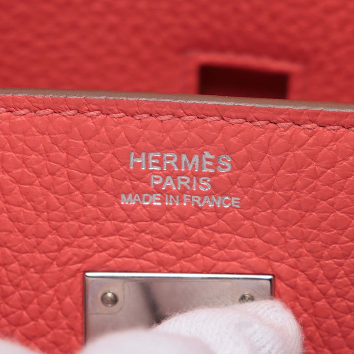 Hermès Clemence Birkin Retourne 30 Rouge – GABY PARIS Authentique