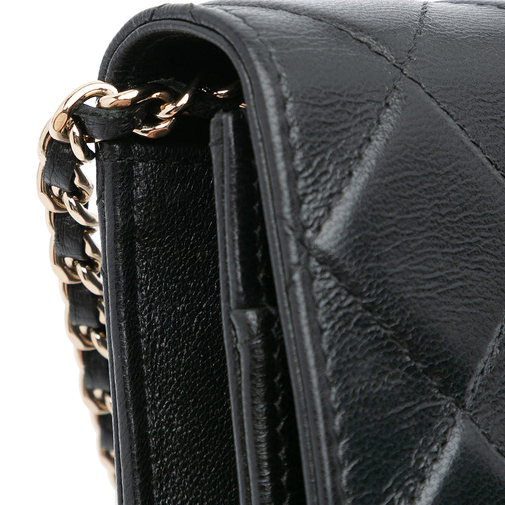 Chanel CC Quilted Cuir de veau Wallet on Chain Noir – GABY PARIS Authentique