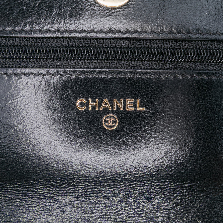 Chanel CC Quilted Cuir de veau Wallet on Chain Noir – GABY PARIS Authentique