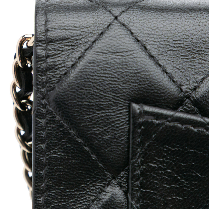 Chanel CC Quilted Cuir de veau Wallet on Chain Noir – GABY PARIS Authentique