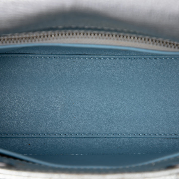 Dior Small Metallic Cuir de veau grainé Cannage My ABCDior Lady Dior
