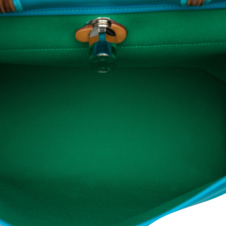 Hermès Sac à main Verso Herbag Zippé 39 Bleu – vue 4 – GABY PARIS