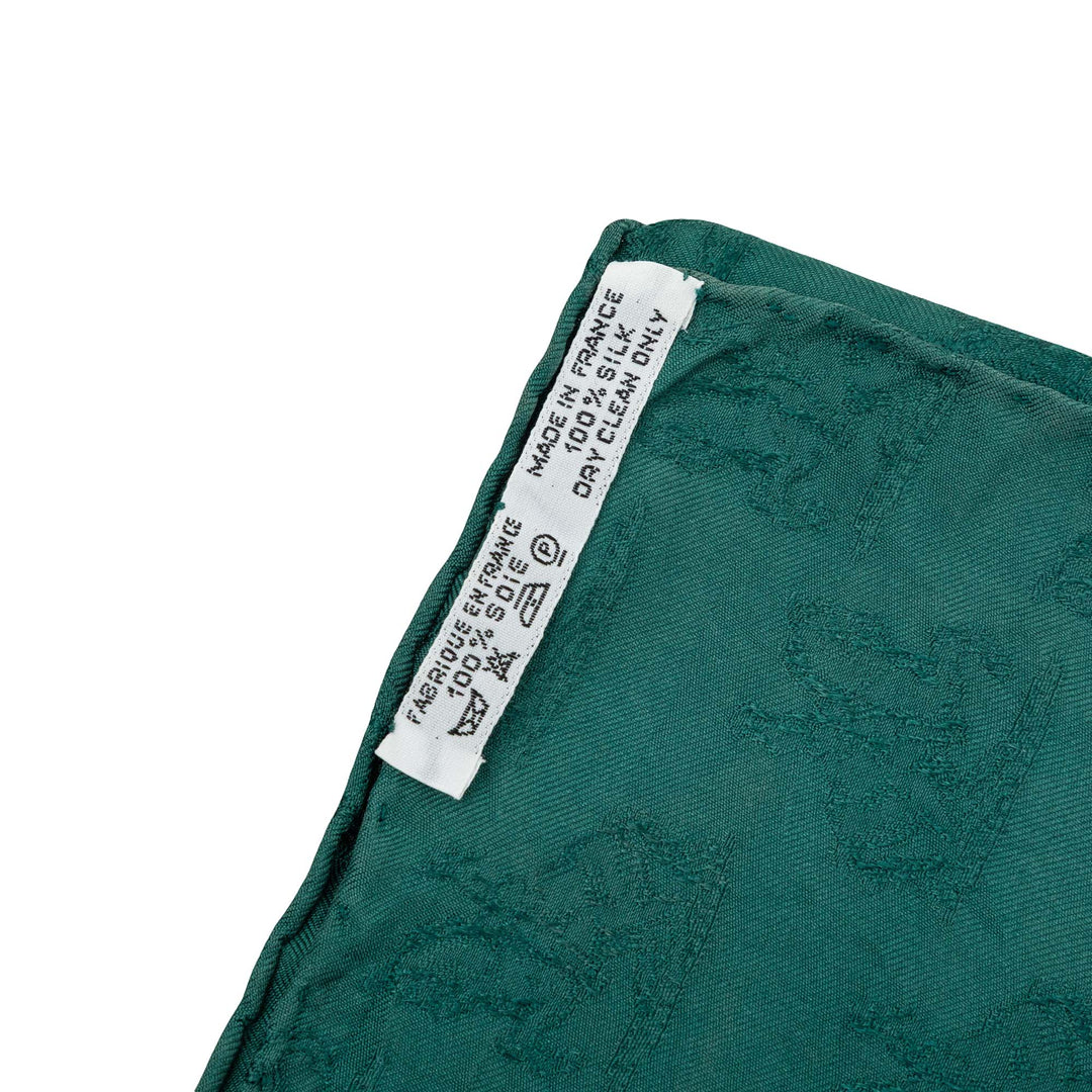 Hermès Par Mefsire Antoine De Plvvinel Foulard 90 Vert – vue 2 – GABY PARIS