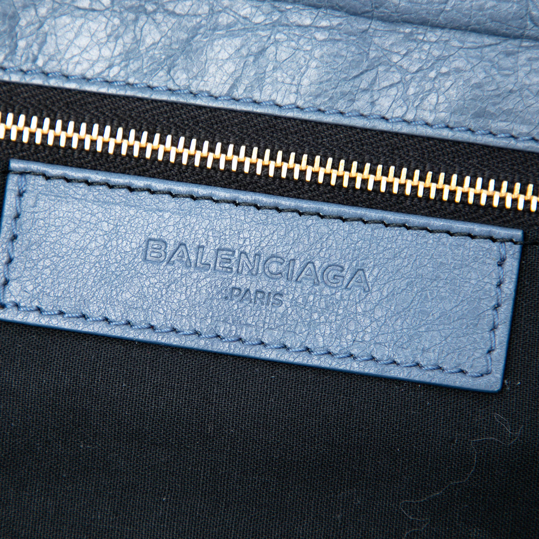 Balenciaga Cuir d’agneau Motocross Giant 12 Envelope Pochette With Strap