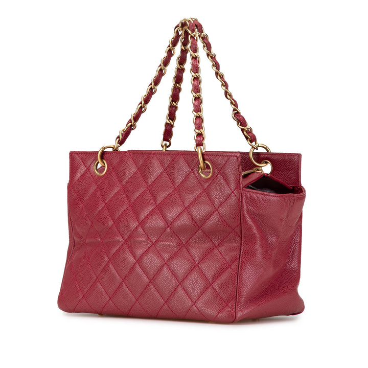 Caviar Grand Shopping Tote Red - Gaby Paris