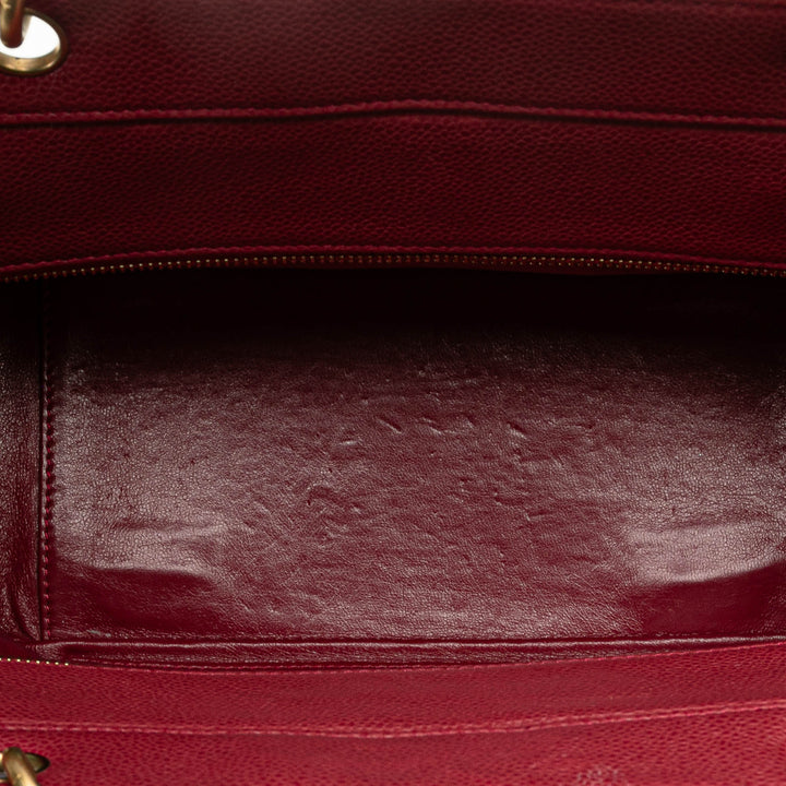 Caviar Grand Shopping Tote Red - Gaby Paris