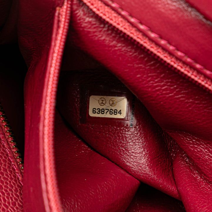 Caviar Grand Shopping Tote Red - Gaby Paris