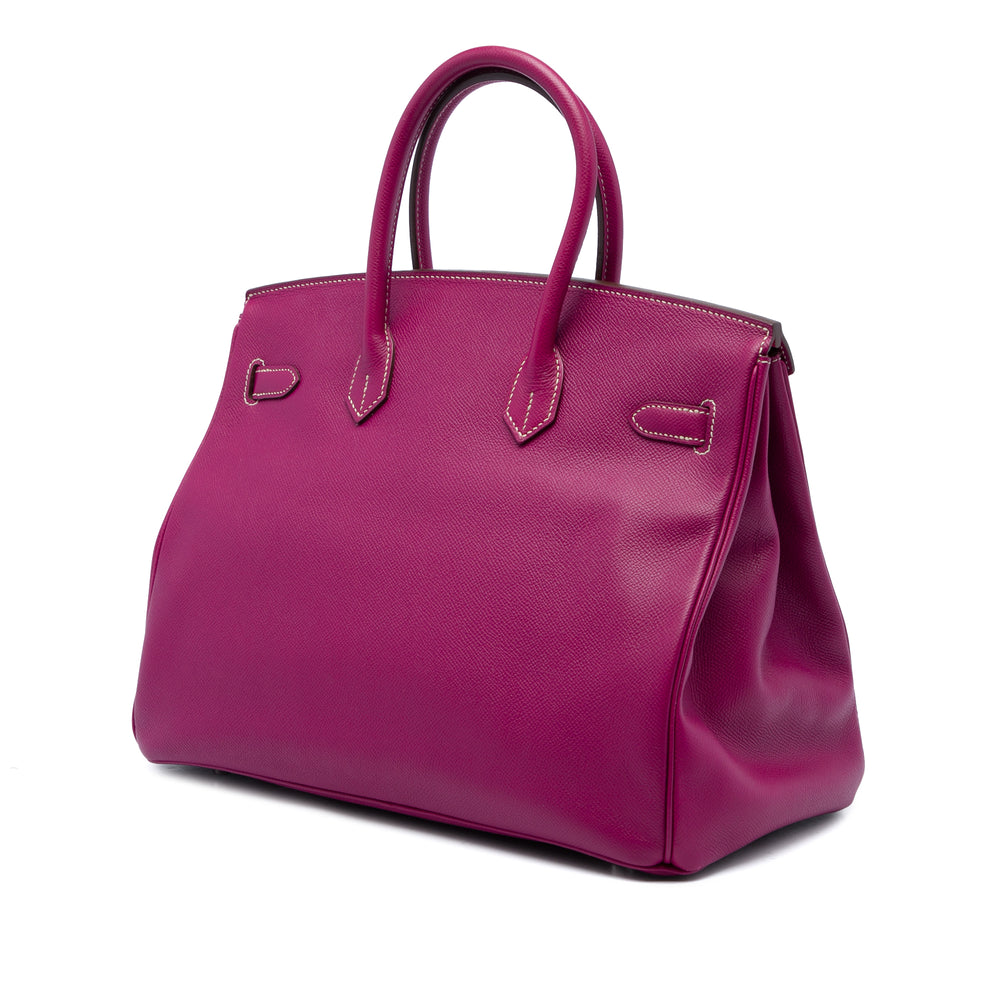 Hermès Sac à main Candy Verso Birkin Retourne 35 Epsom Rose – vue 2 – GABY PARIS