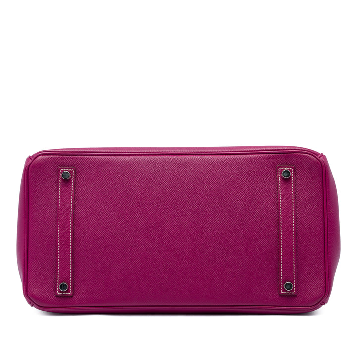 Hermès Sac à main Candy Verso Birkin Retourne 35 Epsom Rose – vue 3 – GABY PARIS