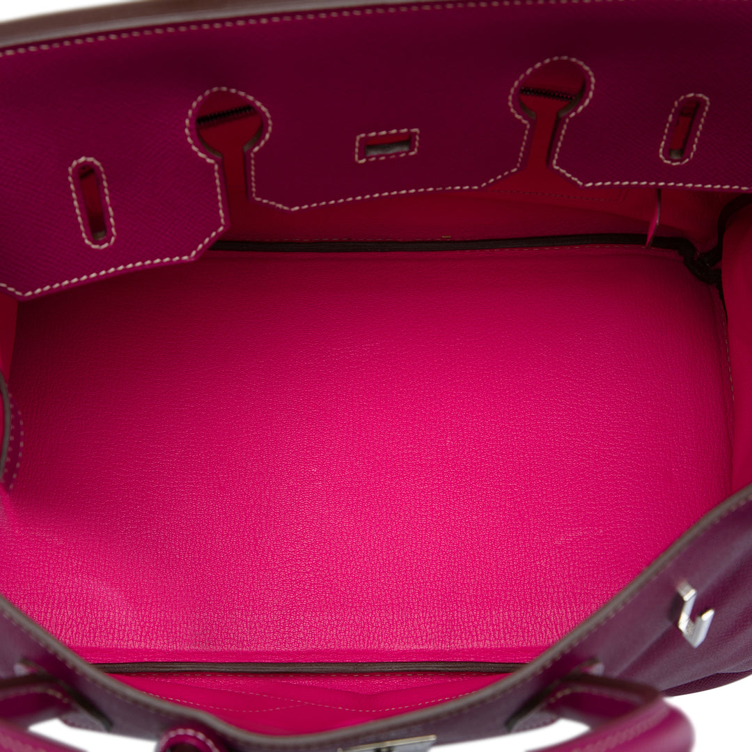 Hermès Sac à main Candy Verso Birkin Retourne 35 Epsom Rose – vue 4 – GABY PARIS