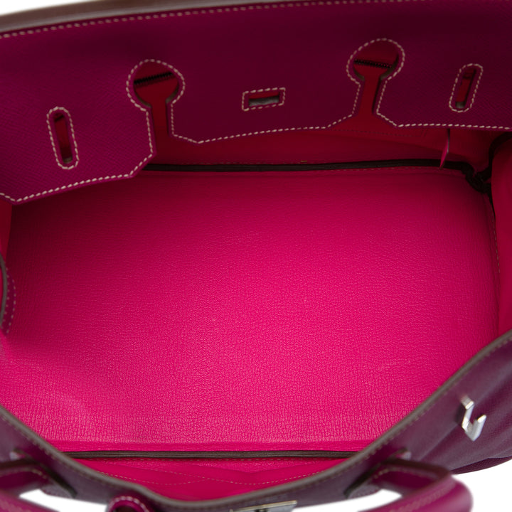 Hermès Sac à main Candy Verso Birkin Retourne 35 Epsom Rose – vue 4 – GABY PARIS