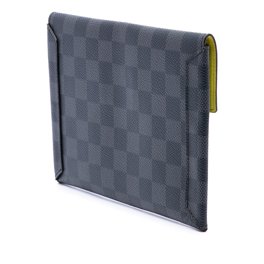 Alpha Pochette MM Damier Graphite Noir