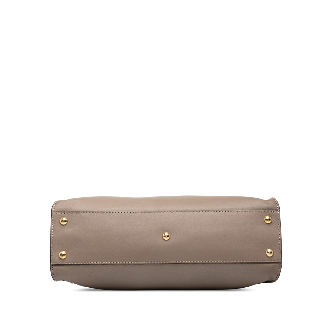 Fendi Sac à main Peekaboo Iconic Moyen Marron – vue 3 – GABY PARIS