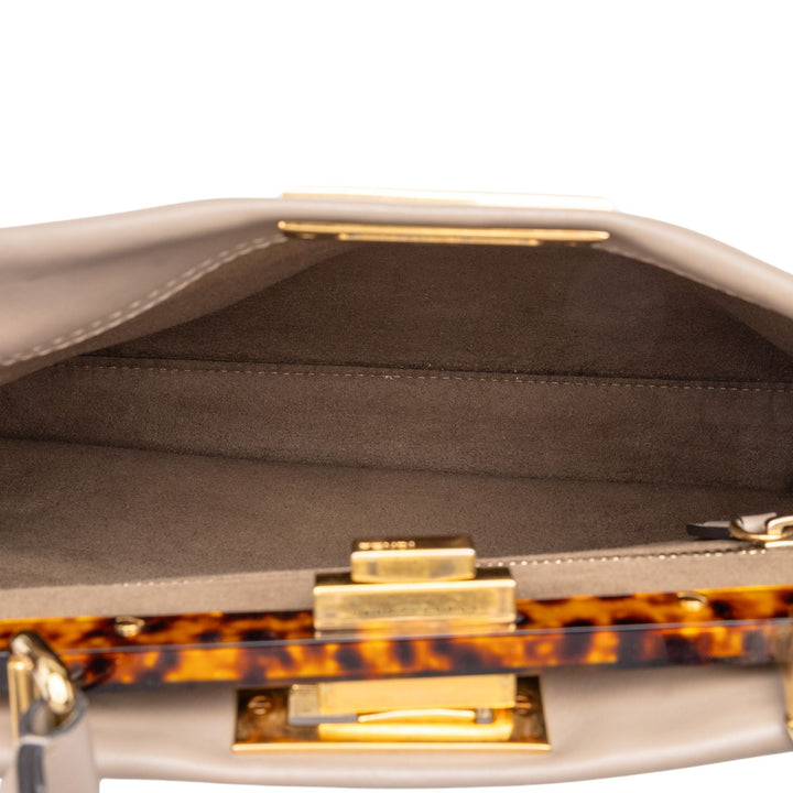 Fendi Sac à main Peekaboo Iconic Moyen Marron – vue 4 – GABY PARIS