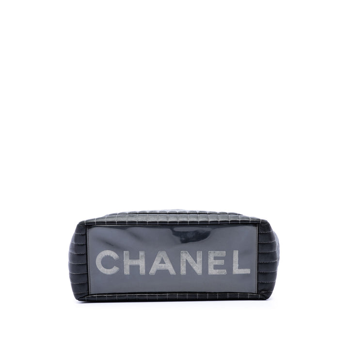 Chanel Large Cuir d’agneau Vertical Matelassé Mademoiselle Cabas