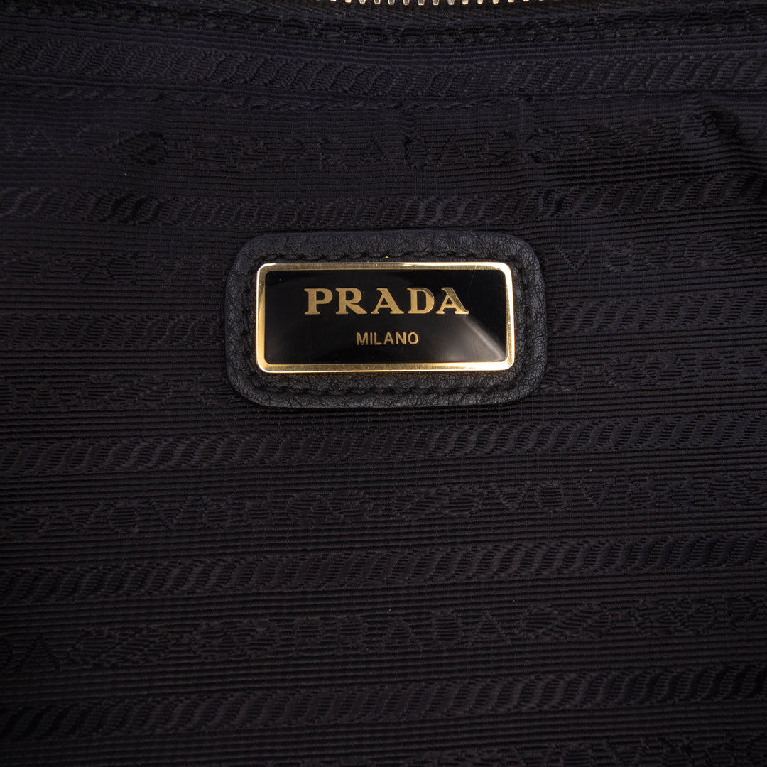 Vitello Phenix Double Zippé Sac caméra Noir