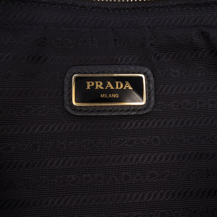 Vitello Phenix Double Zippé Sac caméra Noir