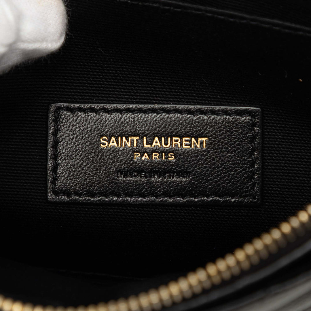 Grain De Poudre Matelasse Cassandre Zippé Pochette Grand Noir