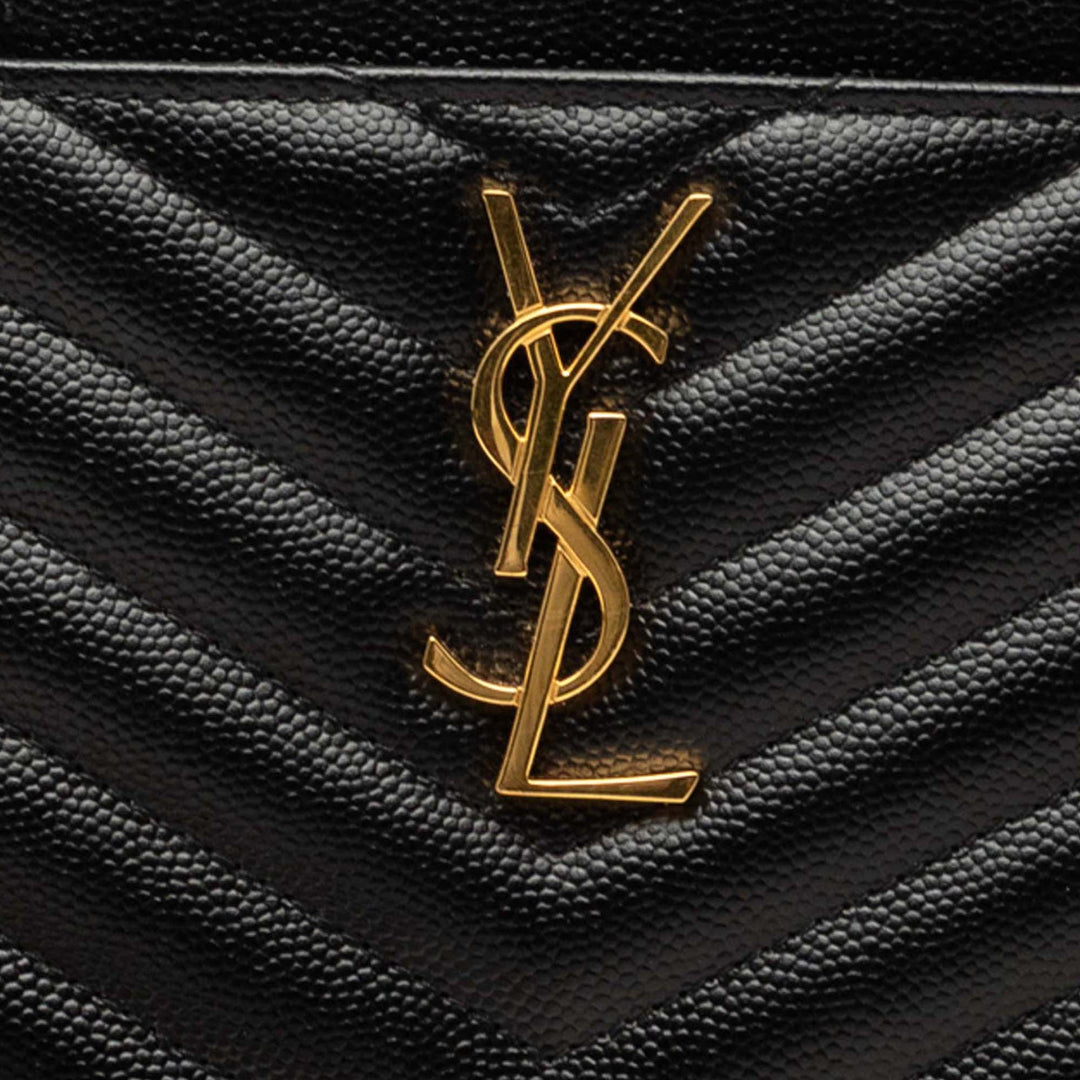 Grain De Poudre Matelasse Cassandre Zippé Pochette Grand Noir