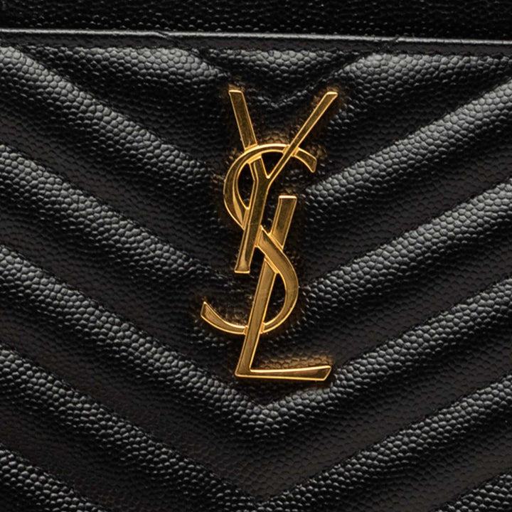 Grain De Poudre Matelasse Cassandre Zippé Pochette Grand Noir