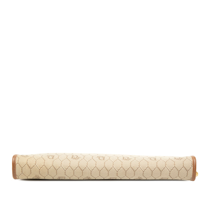 Dior Honeycomb Coated Toile Chain Sac porté croisé