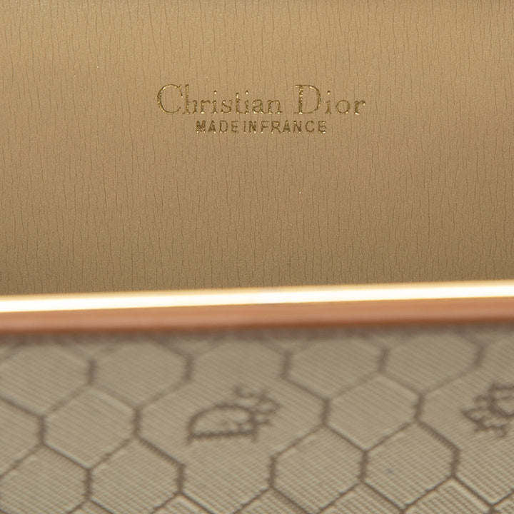 Dior Honeycomb Coated Toile Chain Sac porté croisé