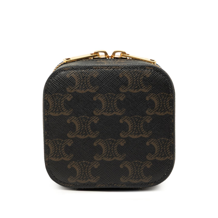 Triomphe Vanity Mini Triomphe enduite Marron